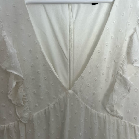 Lulus White Ruffle Mini Dress - Picture 11 of 11